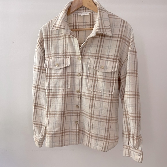 Tops - Plaid Button-Up Shirt